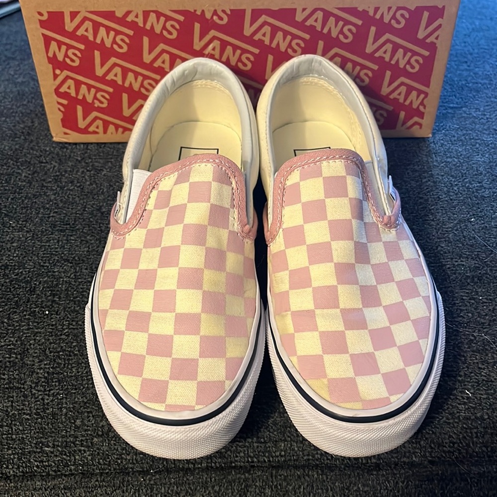 Vans checkerboard slip on